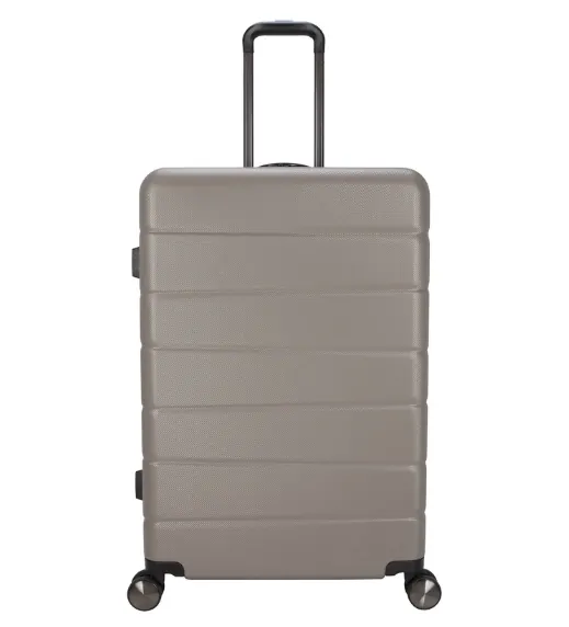 Skyline Hardside Large Checked Spinner Suitcase